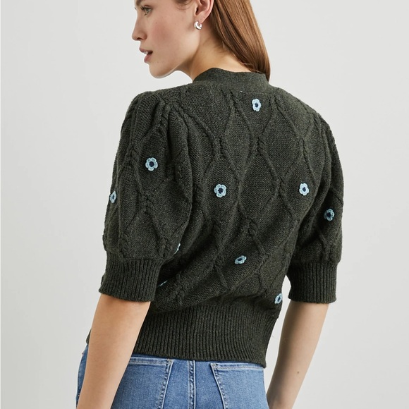 Rails Isla Cardigan Forest Daisies - Picture 4 of 8